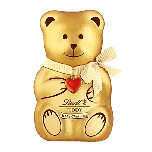 Lindt White Chocolate Teddy Bear 100g