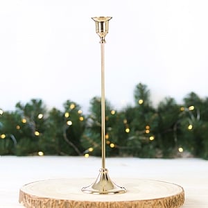 Polished Brass Candle Stick Holder