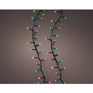 Beautiful Christmas Rainbow Compact Twinkle Lights 1000 LEDs (Green Cable)