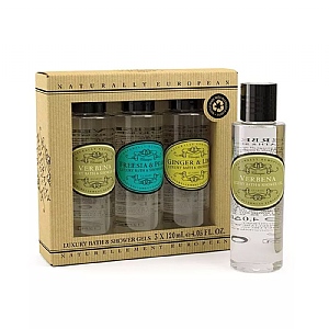 Naturally European Mini Shower Gel Collection 3 x 120ml