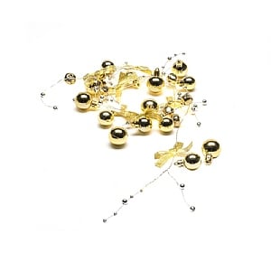 Konstsmide Brass Ball String Light Set Battery Operated