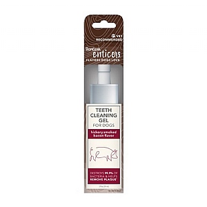 TropiClean Enticers Teeth Cleaning Gel For Dogs - Smoked Bacon (59ml)