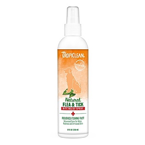 TropiClean Flea & Tick Bite Relief Spray (236ml)