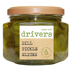 Drivers Sliced Dill Pickles (350g)