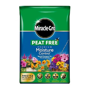 Miracle-gro Peat Free Moisture Control Compost 10L