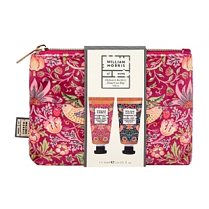 William Morris Strawberry Thief Patchouli & Red Berry Hand Care Bag Set