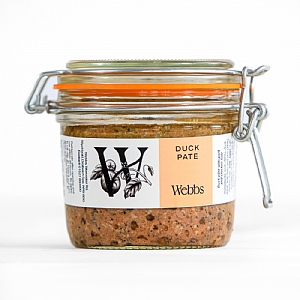 Webbs Duck Pate Clip Top Jar (280g)