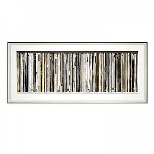 "Classic Vinyl" Framed Wall Art 53 x 121cm