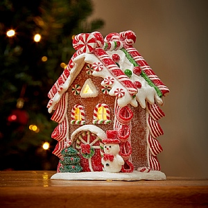 Three Kings Gingerbread Frosty Candy Cottage