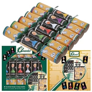 Tom Smith Box of 6 12" Hasbro Cluedo Crackers (FSC)