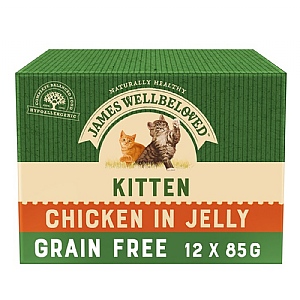 Wellbeloved Cat Chicken Grain Free Kitten Pouch (85g) - Pack of 12