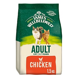 James Wellbeloved Cat Adult Cat Food - Chicken (1.5kg)