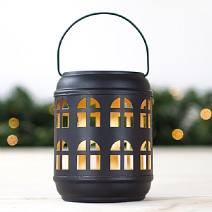 Black Iron Windows Tealight Holder