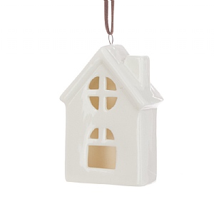 Ceramic House Hanger 9cm