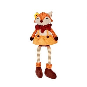 Three Kings Mrs Fox plush ornament - Seated