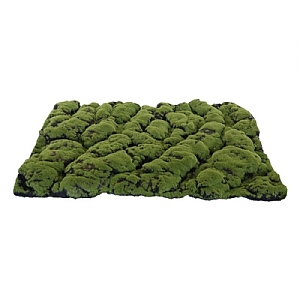 My Village Green & Brown Coarse Artificial Moss Mat 70cm x 50cm