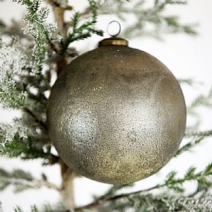 Brown Glass Bauble (15cm)