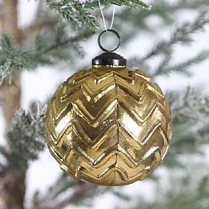 Wavy Stars Bauble (10cm)