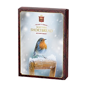 Stewarts Traditional Scottish Shortbread Assortment Robin 400g