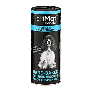LickiMat Dog Sprinkles - Turkey & Sweet Potato 150g