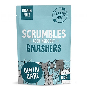 Scrumbles Gnashers Dental Bites Cat Treats  (60g)