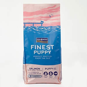 Fish4Dogs Finest Salmon with Sweet Potato Large Kibble Dry Dog Food - Puppy (6kg)