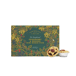 Cartwright & Butler Cranberry & Orange Mini Mince Pies 120g