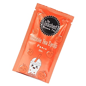 The TeaShed Peach Bubble Tea Syrup (30ml)