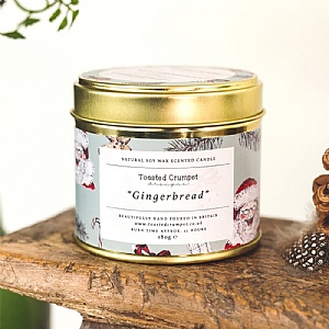 Toasted Crumpet Gingerbread Candle Tin