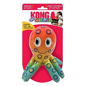 KONG Shieldz Tropics Octopus Soft Dog Toy - Medium