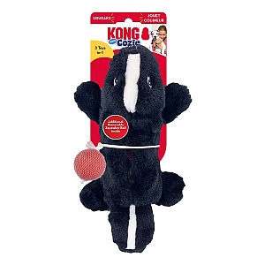 KONG Cozie Pocketz Skunk Soft Dog Toy - Small