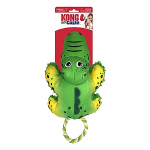 KONG Cozie Tuggz Alligator Soft Dog Toy - Medium/Large