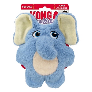 KONG Snuzzles Kiddos Elephant Soft Dog Toy - Small