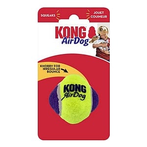 KONG AirDog Squeaker Knobby Ball - Small/Extra Small