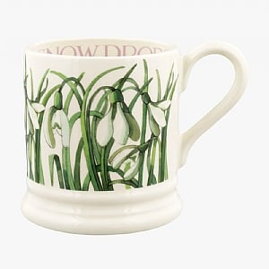 Emma Bridgewater Flowers Snowdrop 1/2 Pint Mug