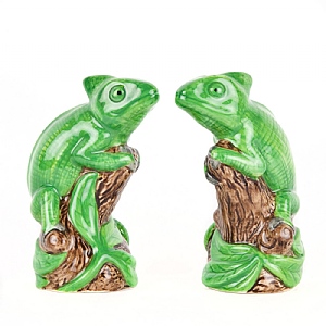 Quail Chameleons Salt and Pepper Set