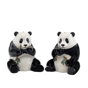 Quail Panda Salt and Pepper Set