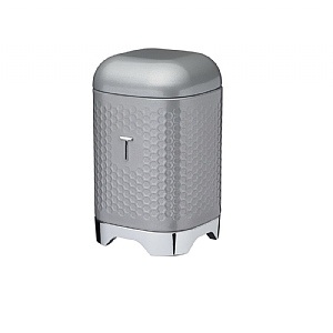 KitchenCraft Lovello Textured Tea Canister - Shadow Grey