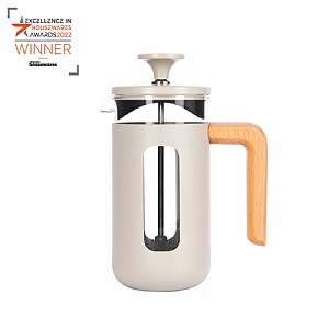 La Cafetiere Pisa Stainless Steel 3 Cup Cafetiere - Latte