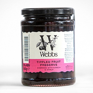 Webbs Cherries in Kirsch (560g)