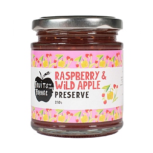 Fruits of The Forage Raspberry & Wild Apple Preserve 210g