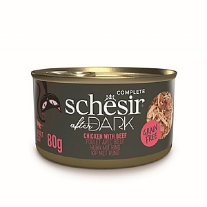 Schesir After Dark Wholefood Adult Cat Food - Chicken (80g)