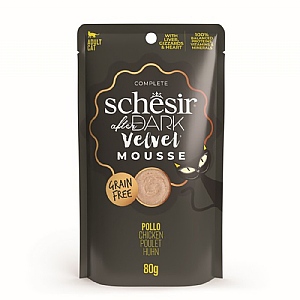 Schesir After Dark Velvet Adult Cat Food - Chicken (80g)