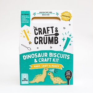 Craft & Crumb Mini Dinosaur Biscuits & Craft Kit