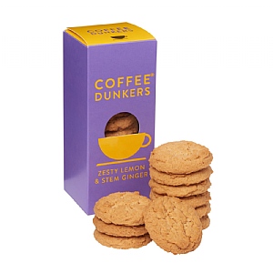 Coffee Dunkers Zesty Lemon & Ginger Biscuits 150g