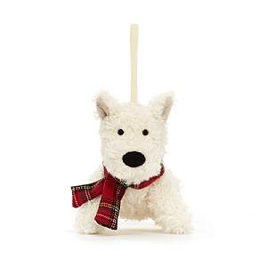 Jellycat Munro Scottie Dog Decoration