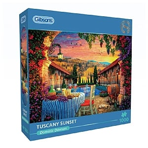 Gibsons Tuscany Sunset 1000 Piece Jigsaw Puzzle