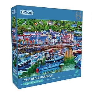 Gibsons Lyme Regis Harbour 1000 Piece Jigsaw Puzzle