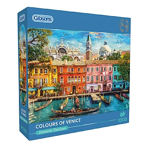 Gibsons Colours of Venice 1000 Piece Jigsaw Puzzle