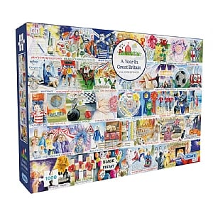 Gibsons A Year in Great Britain 1000 Piece Jigsaw Puzzle